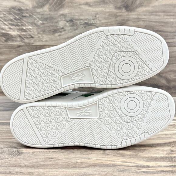 NIB Reebok Forte Lounger Double Up Leather Sneaker 8.5M 39 Glen Green White - Picture 8 of 10